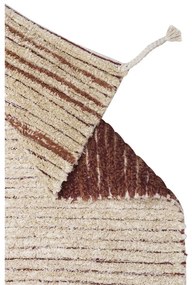 Bavlnený koberec v tehlovej farbe 80x140 cm Twin Toffee – Lorena Canals