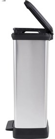Curver Odpadkový kôš DECO BIN Duo 23L+23L, strieborný