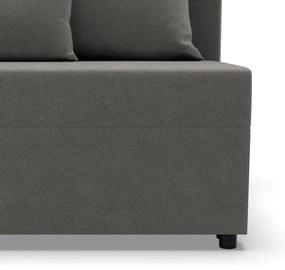 Rohová rozkladacia sedačka FERMO Kronos svetlosivá