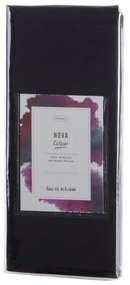 SATÉNOVÁ OBLIEČKA NA VANKÚŠ NOVA COLOUR 40X40 CM ČIERNA