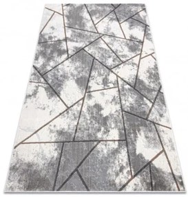 Koberec NOBLE 1518 67 geometrický - krém / sivý