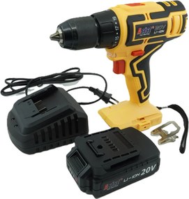 ASIST AKU GANG AE2V20A-201-BMC Akumulátorová vŕtačka 20 V, 2,0 Ah