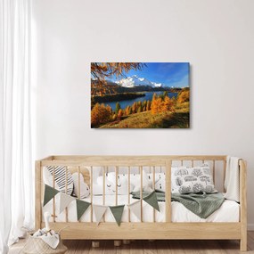 Obraz - Jeseň v Alpách (90x60 cm)