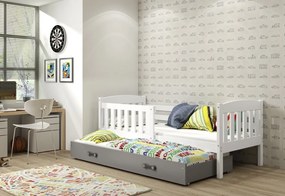 Detská posteľ KUBUS P2  + matrac + rošt ZADARMO, 80x190, bialy, biela