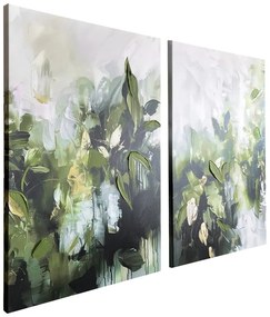Obrazy s ručne maľovanými prvkami v súprave 2 ks 50x70 cm Myrtle – Styler