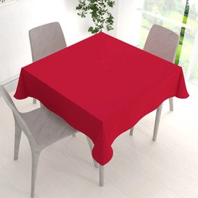 Biante Dekoračný štvorcový obrus Rongo RG-060 Červený 100x100 cm