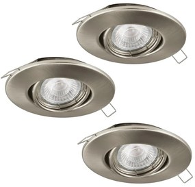 Eglo 95359 - SADA 3x LED podhľadové svietidlo TEDO 3xGU10-LED/5W/230V EG95359