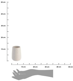 Kúpeľňový pohár Attolico, biela, 450 ml