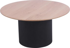 XXXLutz KONFERENČNÝ STOLÍK, čierna, farba duba, drevo, kompozitné drevo, 80/80/40 cm Stylife - Stolíky do obývačky - 000489014102