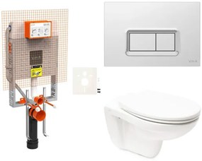 Závesný wc set na zamurovanie VitrA Normus SIKOVZNOR54680, 1 ks