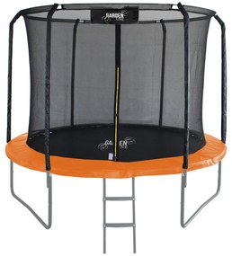 Trampolína s vnútornou sieťou 252 cm Gardenline PRO - oranžová