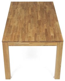 Jedálenský stôl 160 x 90 cm, dub, XL