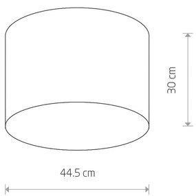 Stropné svietidlo Cameron, biela Ø 44,5 cm