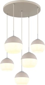 Globo 15999-5HR - Závesný luster na lankách RAGUSA 5xE27/60W/230V
