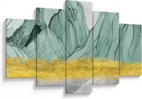 Obraz - Smaragdové hory N⁰1 (150x105 cm)