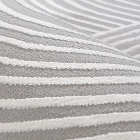Koberec ELLEN NG83B sivý / biely