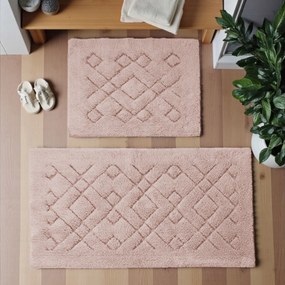 DY Kúpeľňová sada koberčekov Boston 12 - ružová
