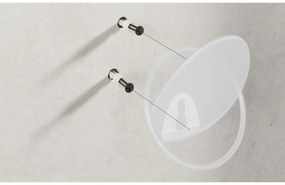 Sada 4 ks háčků na oblečení Ripple bílá