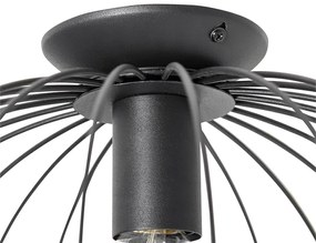 Priemyselné stropné svietidlo čierne - Margarita