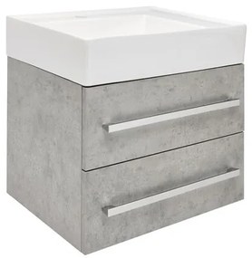 Kúpeľňová skrinka kúpeľňová skrinka SAT Cube Way 60x53x46 cm kúpeľňová skrinka mat CUBE46602BESATCW, 1 ks