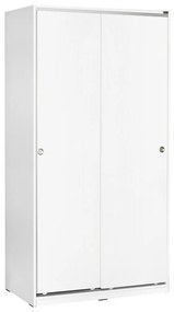 Šatníková skriňa Swed 94 cm biela