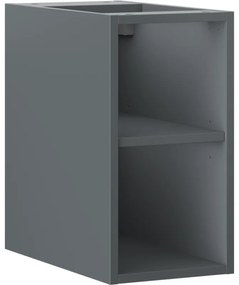 Mexen Box-A, otvorená skrinka s policou 25 cm, grafitová matná, 91AX2-0250-470-0-66