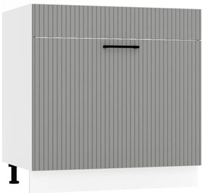 Skrinka do kuchyne Kate d80zl s/1 zasl šedá mat