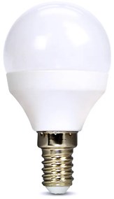 SOLIGHT LED žiarovka miniglobe matná P45 8W, E14, 3000K, 720lm
