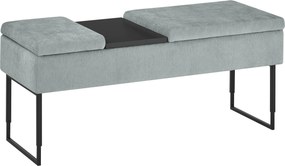 XXXLutz LAVICA K POSTELI, 124/45,5-61,5/49 cm, Dieter Knoll - Postele - 000183001215