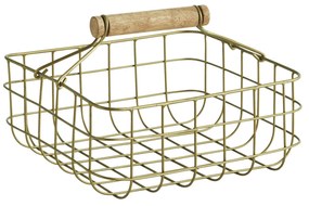 MADAM STOLTZ Drôtený stojan na servítky Antique Brass