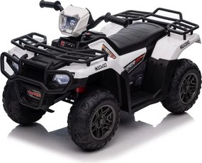 LEAN CARS Štvorkolka na akumulátor JC915, biela