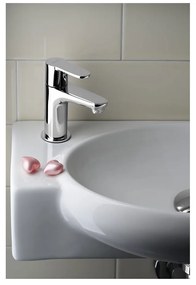 Umývadlový ventil v lesklej striebornej farbe Small – Sapho