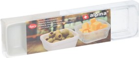 Súprava 4 ks servírovacích misiek ALPINA