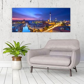 Obraz - Modré nebo nad Berlínom (120x50 cm)