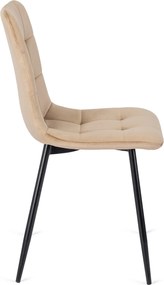 Čalouněná jídelní židle PERU béžová