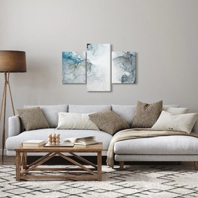 Obraz - Modrý mramor (90x60 cm)