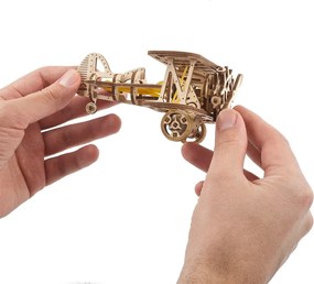 Ugears 3D mechanické puzzle Dvojplošník 84 ks