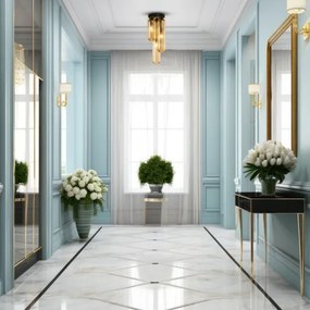 Prisadený luster PAX 3xG9/9W/230V zlatá