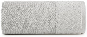 Dekorstudio Uterák LOREN so zamatovým okrajom - strieborný Rozmer uteráku: 70x140cm