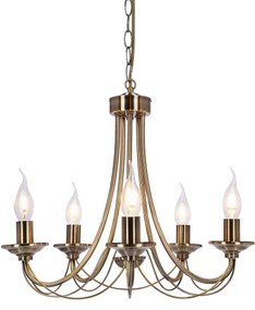 Luster na reťazi MUZA 5xE14/40W/230V