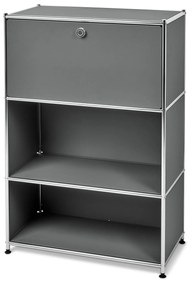 Kovová skrinka »CN3«, sivá