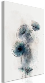 Artgeist Obraz - Blue Poppies (1 Part) Vertical Veľkosť: 40x60, Verzia: Standard