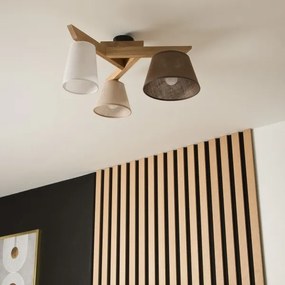 Prisadený luster ANTONIO 3xE14/40W/230V dub