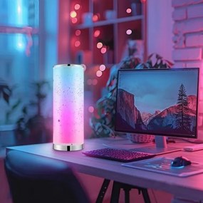 LED RGBW Stmievateľná stolná lampa STELLA MINI LED/5W/5V + diaľkové ovládanie