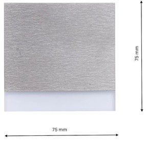 Schodiskové LED svietidlo Berg, 1x LED 0,6w, 6500k, s