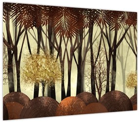 Obraz - Dekoratívne les (70x50 cm)