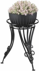 Stojan na kvety 47x43 cm čierna