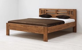 BMB ELLA MOON - masívna dubová posteľ 120 x 200 cm, dub masív