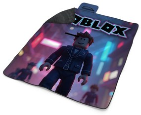 Sablio Plážová deka ROBLOX Neónové mesto: 200x140 cm