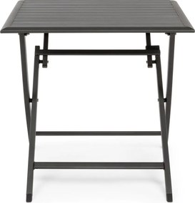 Hliníkový záhradný stolík 70x70 cm Elin – Bizzotto